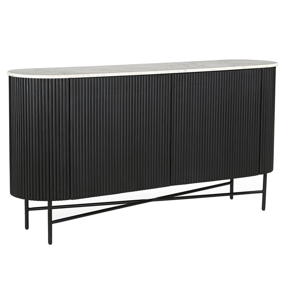 Fenwick Sideboard, 57" - Black/White