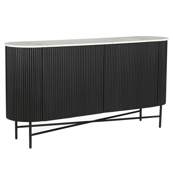 Fenwick Sideboard, 57" - Black/White