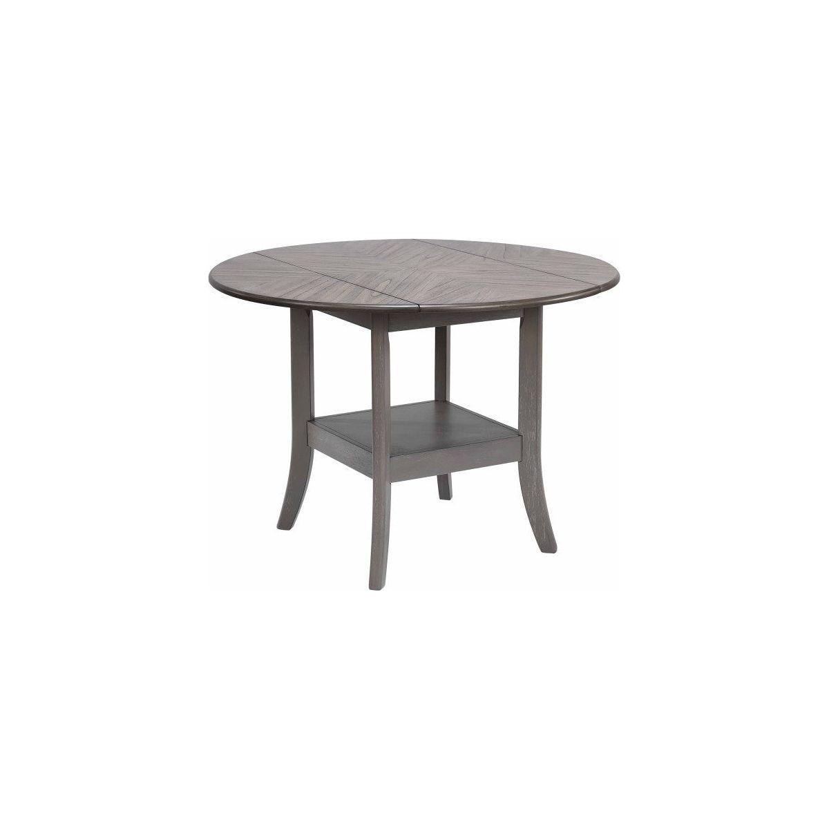 Lia Drop Leaf Dining Table - Oak/Grey