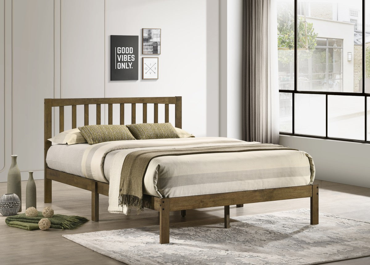Odessa Double Platform Bed, Walnut