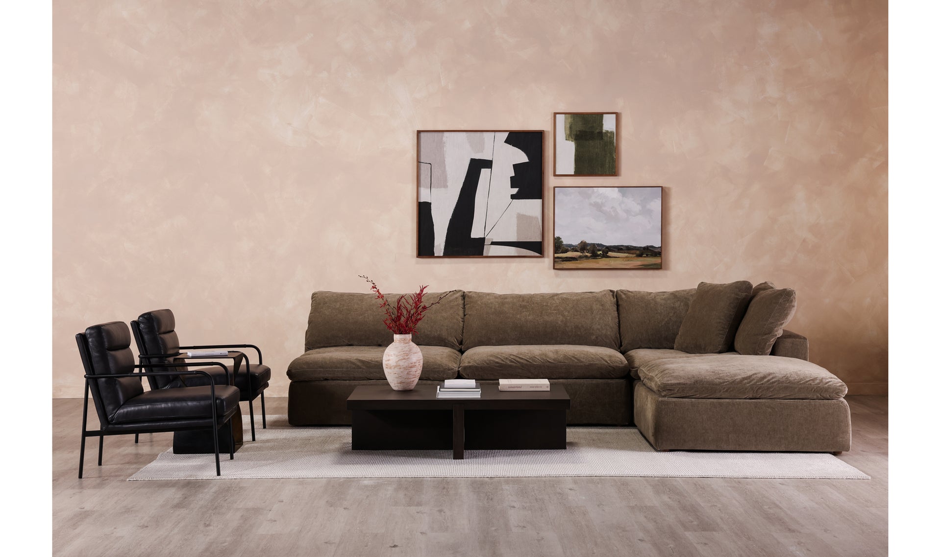 Folke Coffee Table - Rectangular Dark Brown