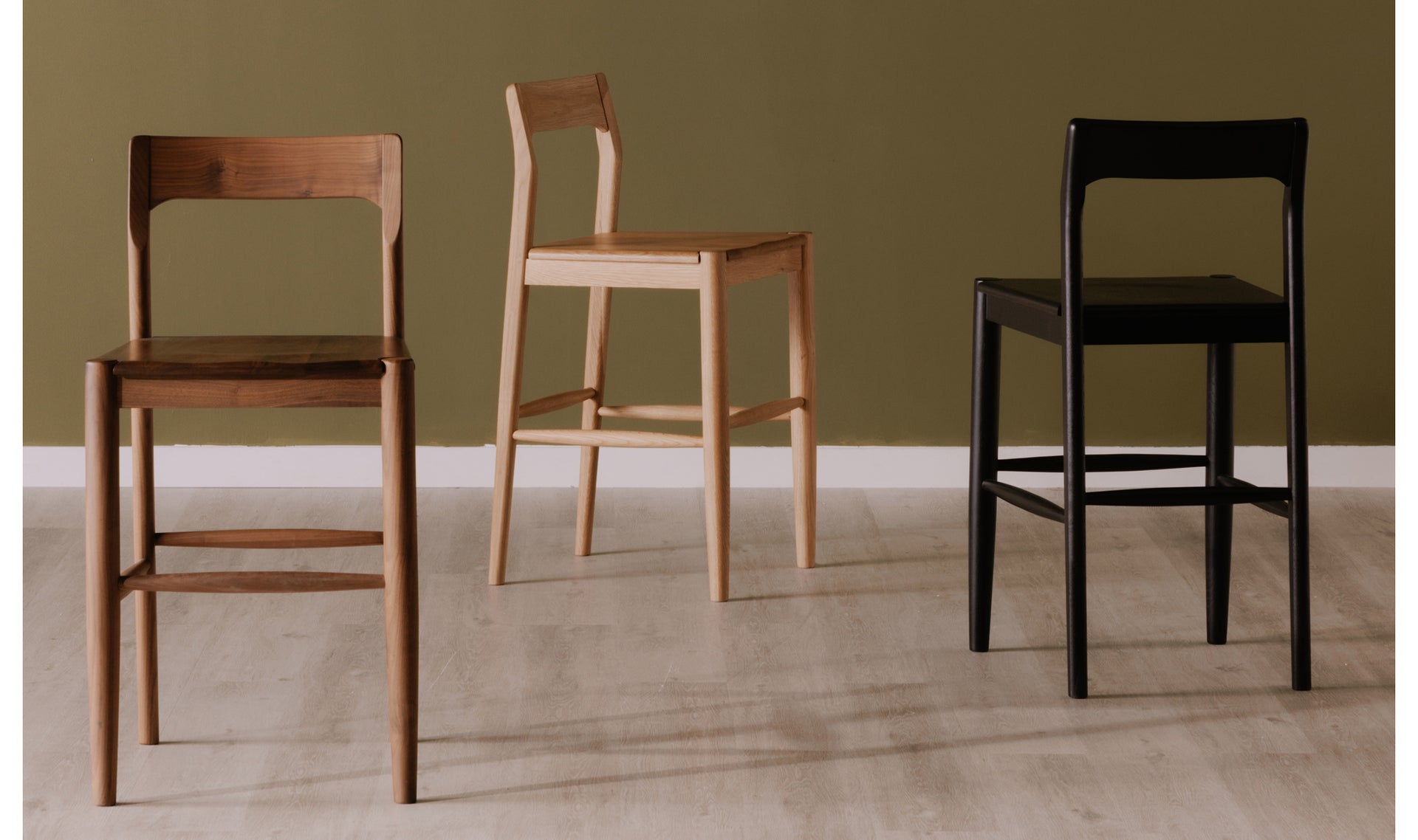 Owing Counter Stool - Walnut Brown