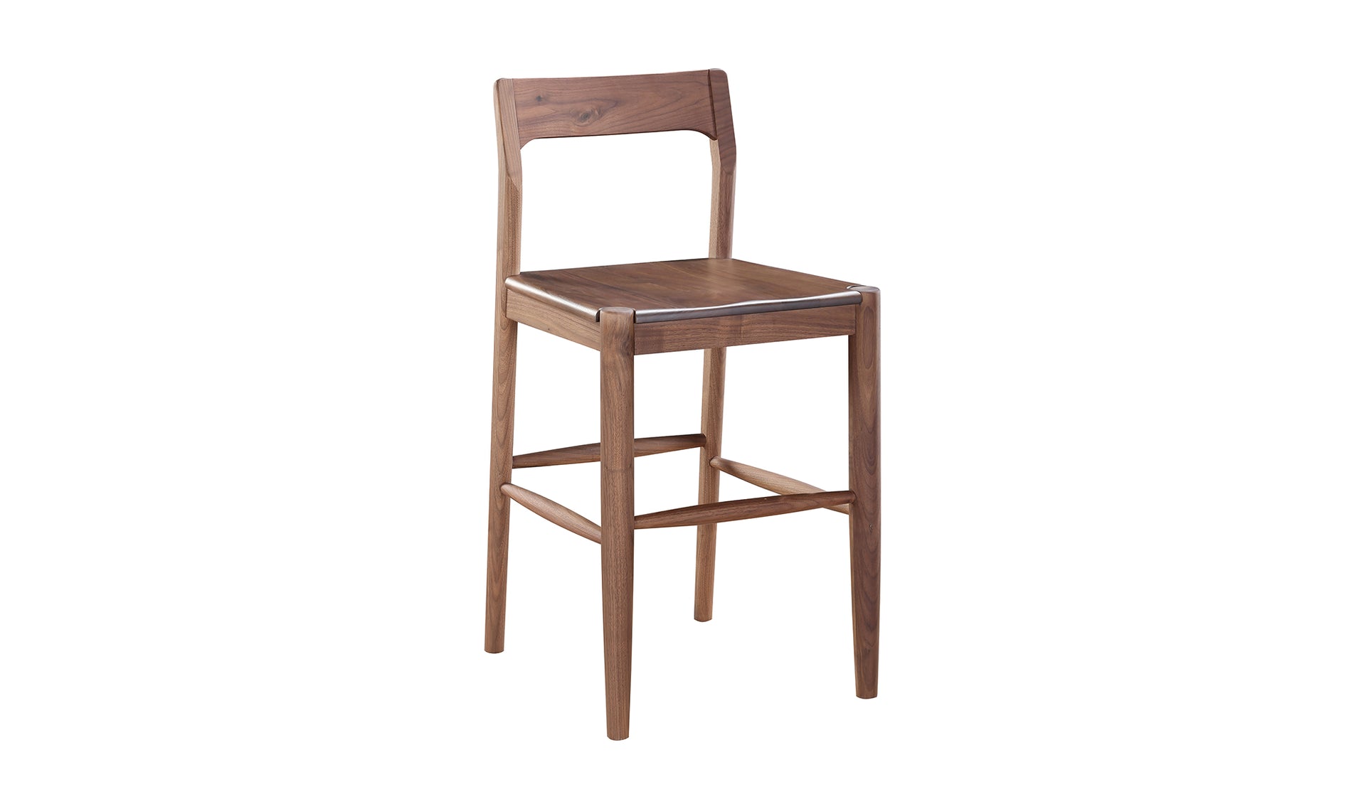Owing Counter Stool - Walnut Brown