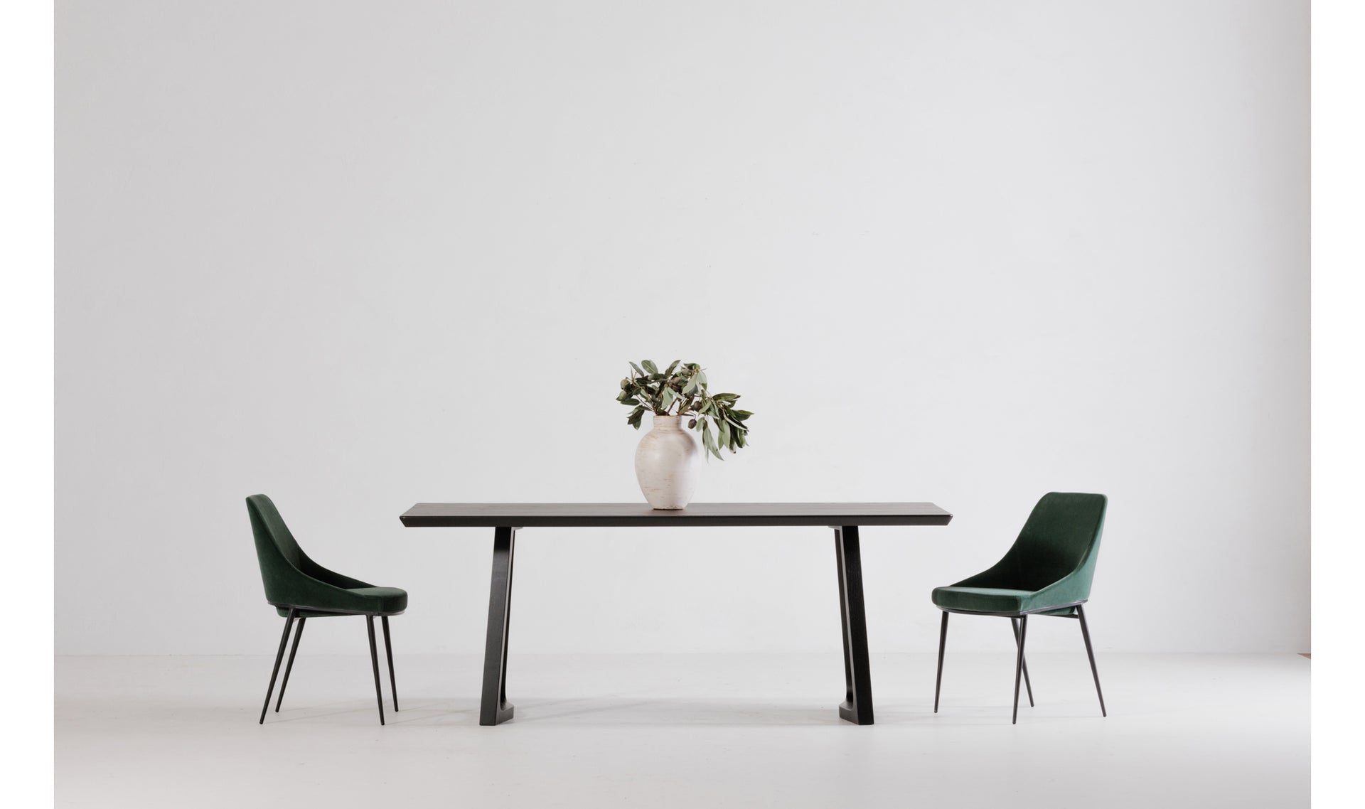 Silas Dining Table - Black Ash