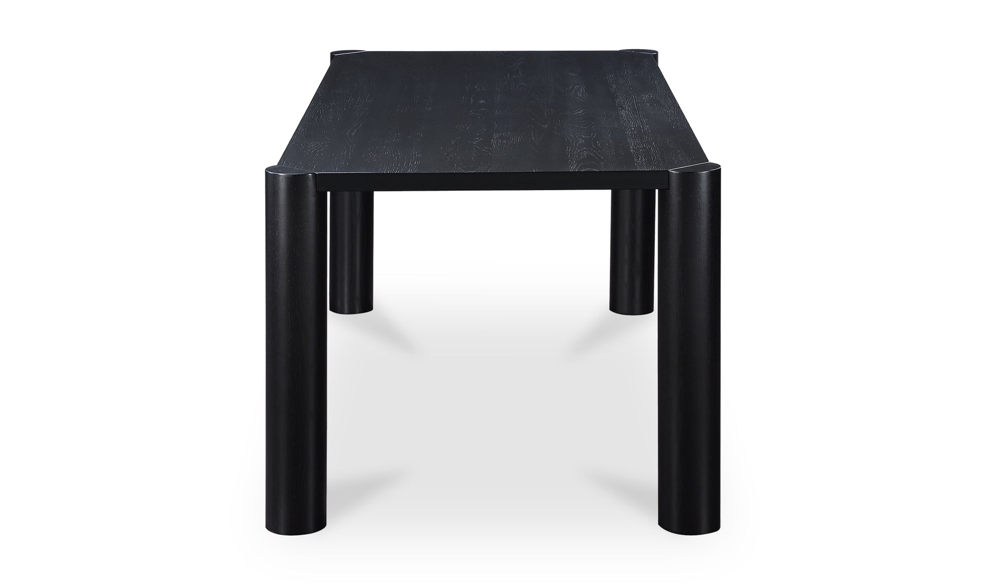 Post Dining Table - Small Black