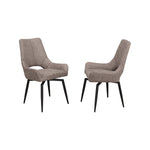 Nathaniel Dining Chair - Brown (Set of 2)