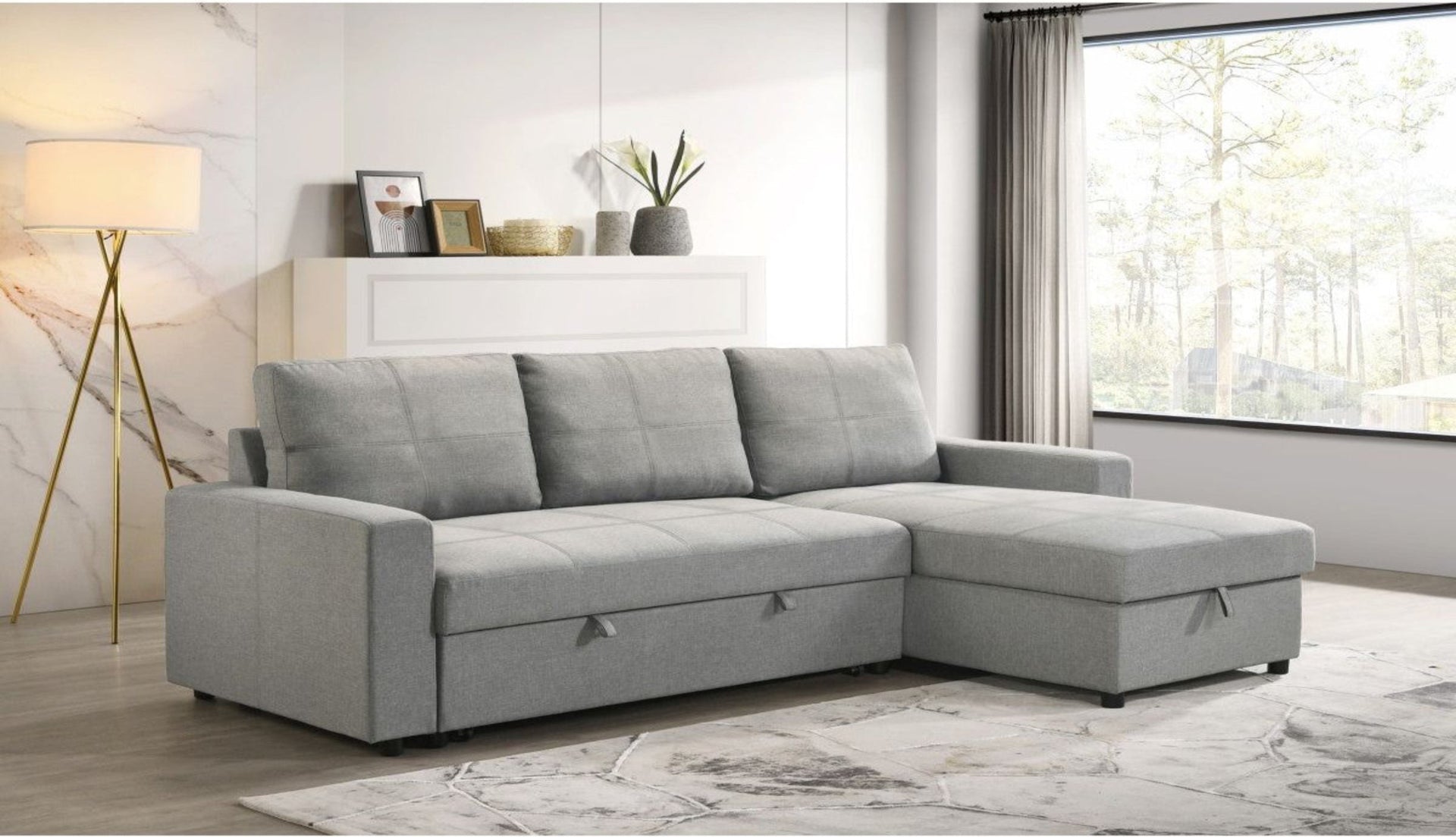 Benji LHF/RHF Reversible Sleeper Sectional
