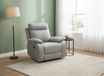 Elyse Glider Recliner - Grey