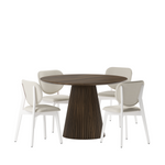 Akira Dining Set - White