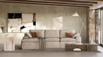 Monterey All-Foam Sectional - Beige