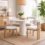 Luna Modern Dining Chair - White (Set of 2)
