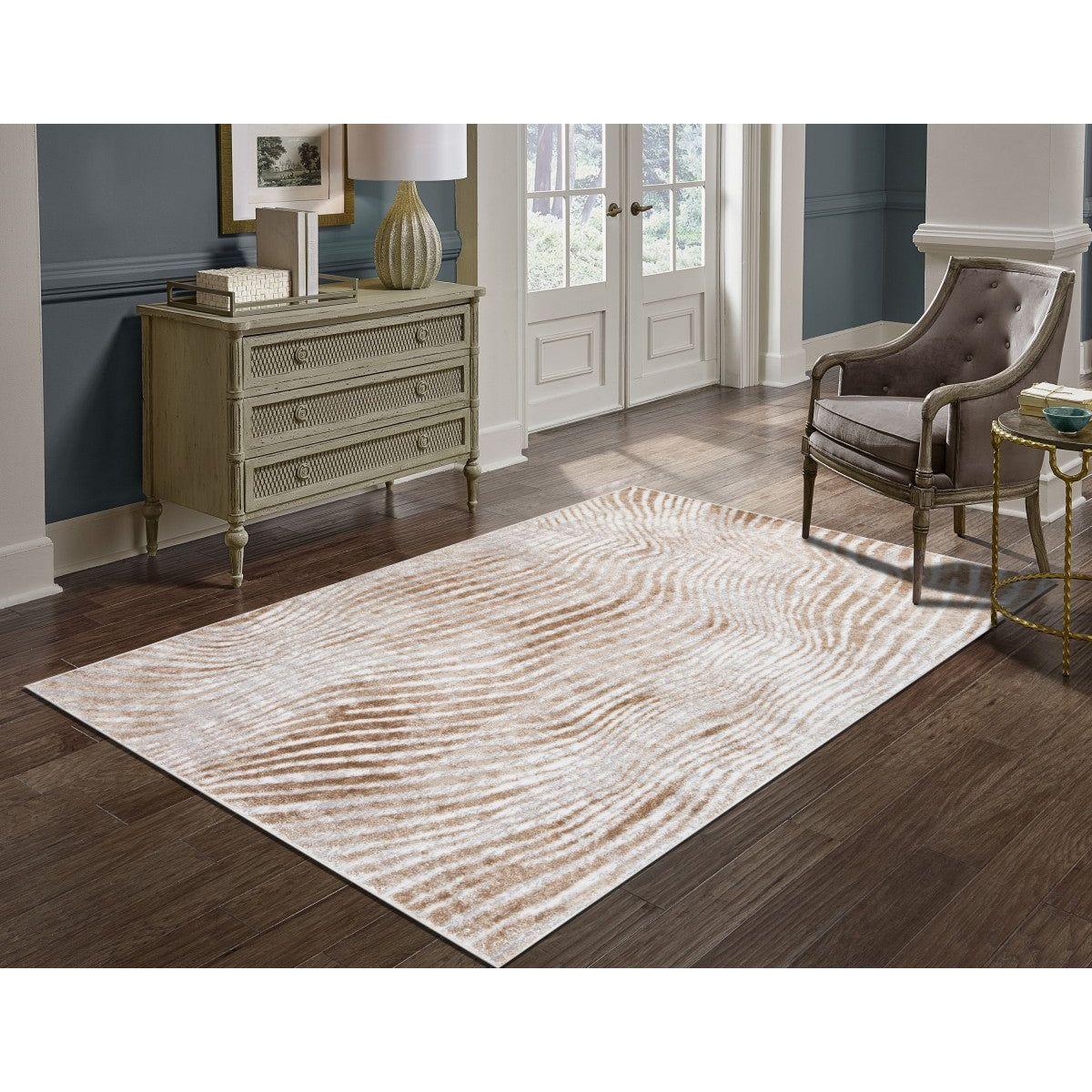 Carlos Area Rug - Grey/cream/beige
