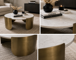 Amos Coffee Table - Gold