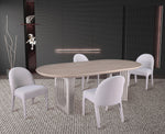 Delphine 5-Piece Dining Set - Beige