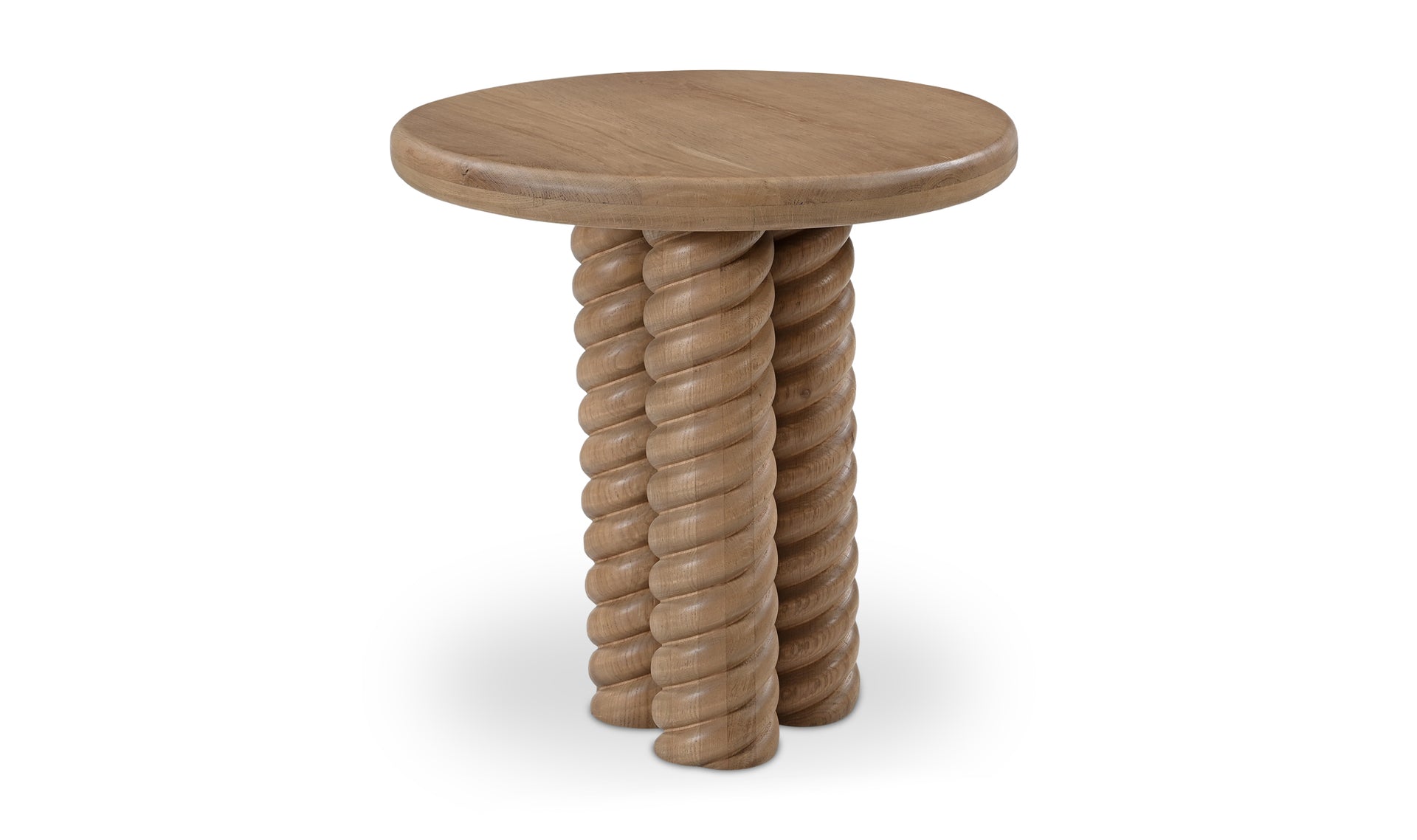Treccia Side Table - Oak
