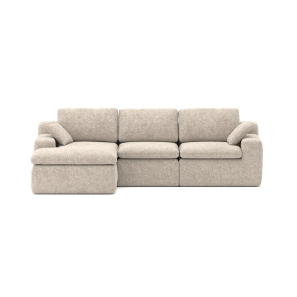 Monterey All-Foam Sectional - Beige