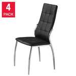 Cesar Dining Chair - Black (Set of 4)