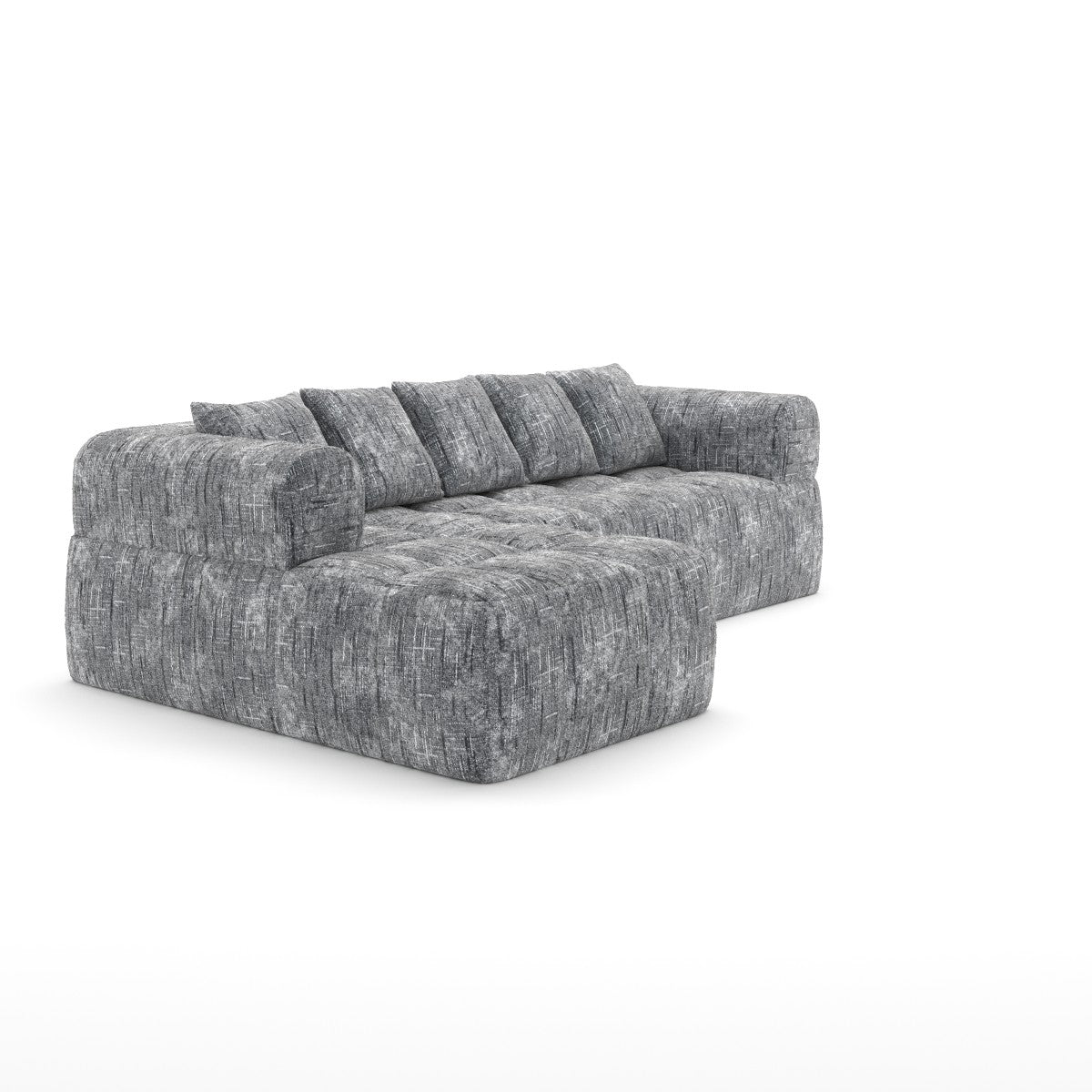 Luna Sectional Sofa - Grey