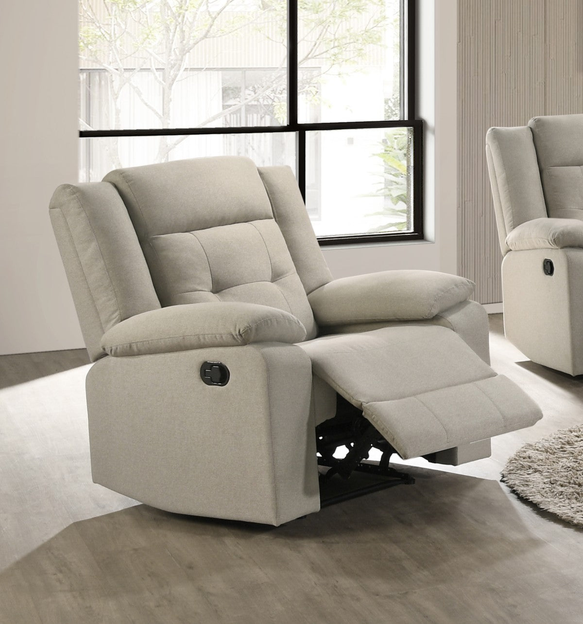 Contemporary Chair | Linen & Fabric | Tennessee Recliner Collection