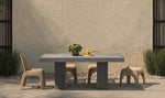 Antonius Outdoor Dining Table - Dark Grey