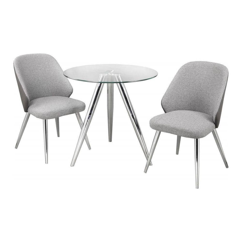 Fabio Dining Set - Grey