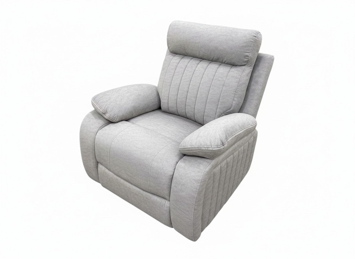 Contemporary Chair | Fabric | Grey | Elyse Glider Recliner Collection