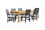 Oslo Dining Set - Oak/Black