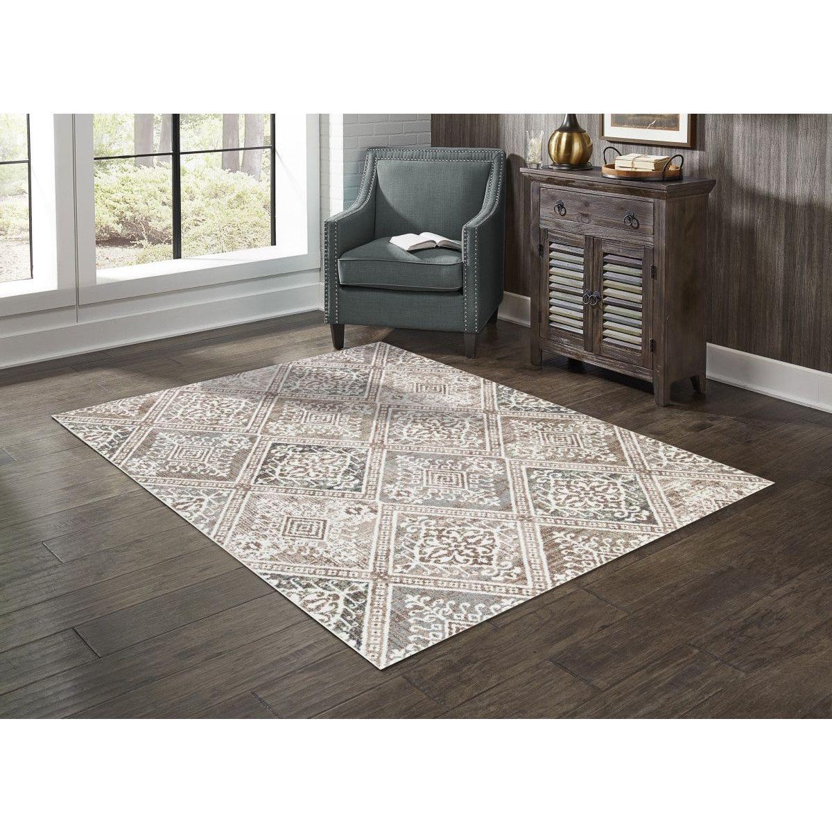 Victor Area Rug - Beige
