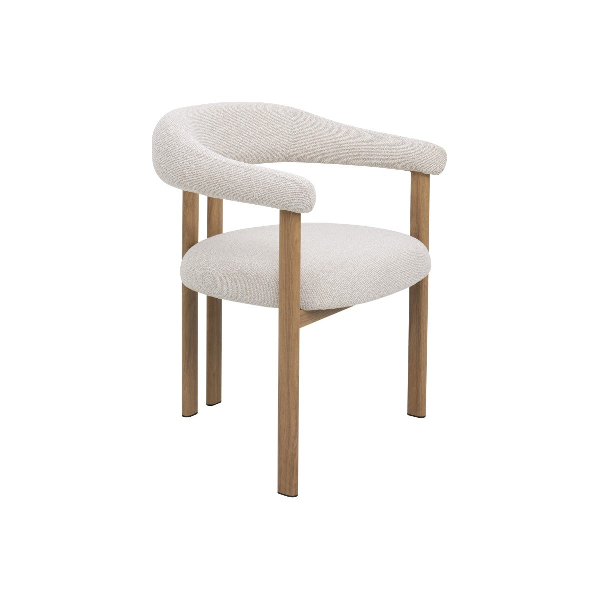 Modern Dining Chair | Fabric & Iron | Sienna Wraparound Collection