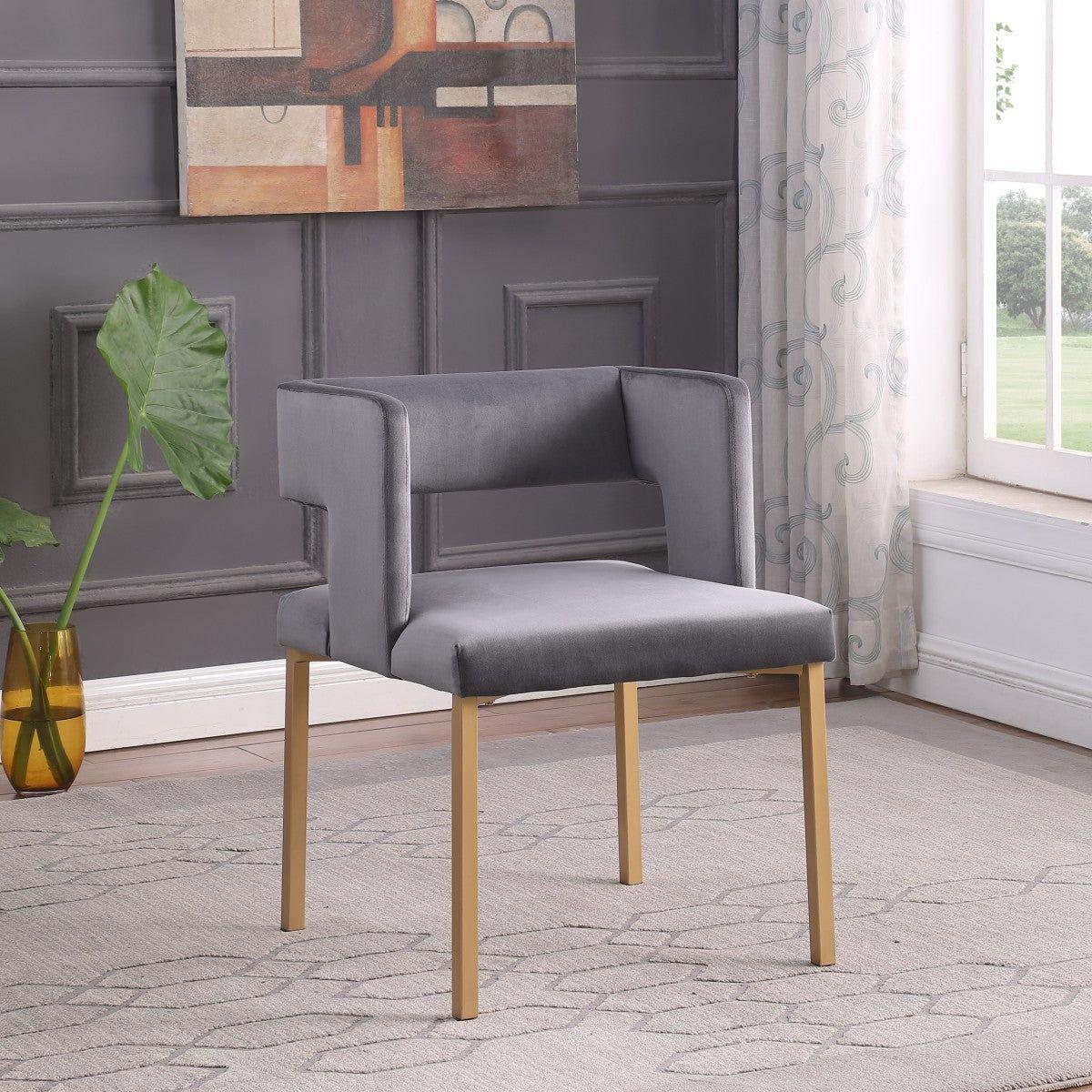 Anthony Dining Chair, Set Of 2 - Grey