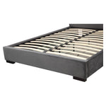 Daryn Platform Bed - Grey