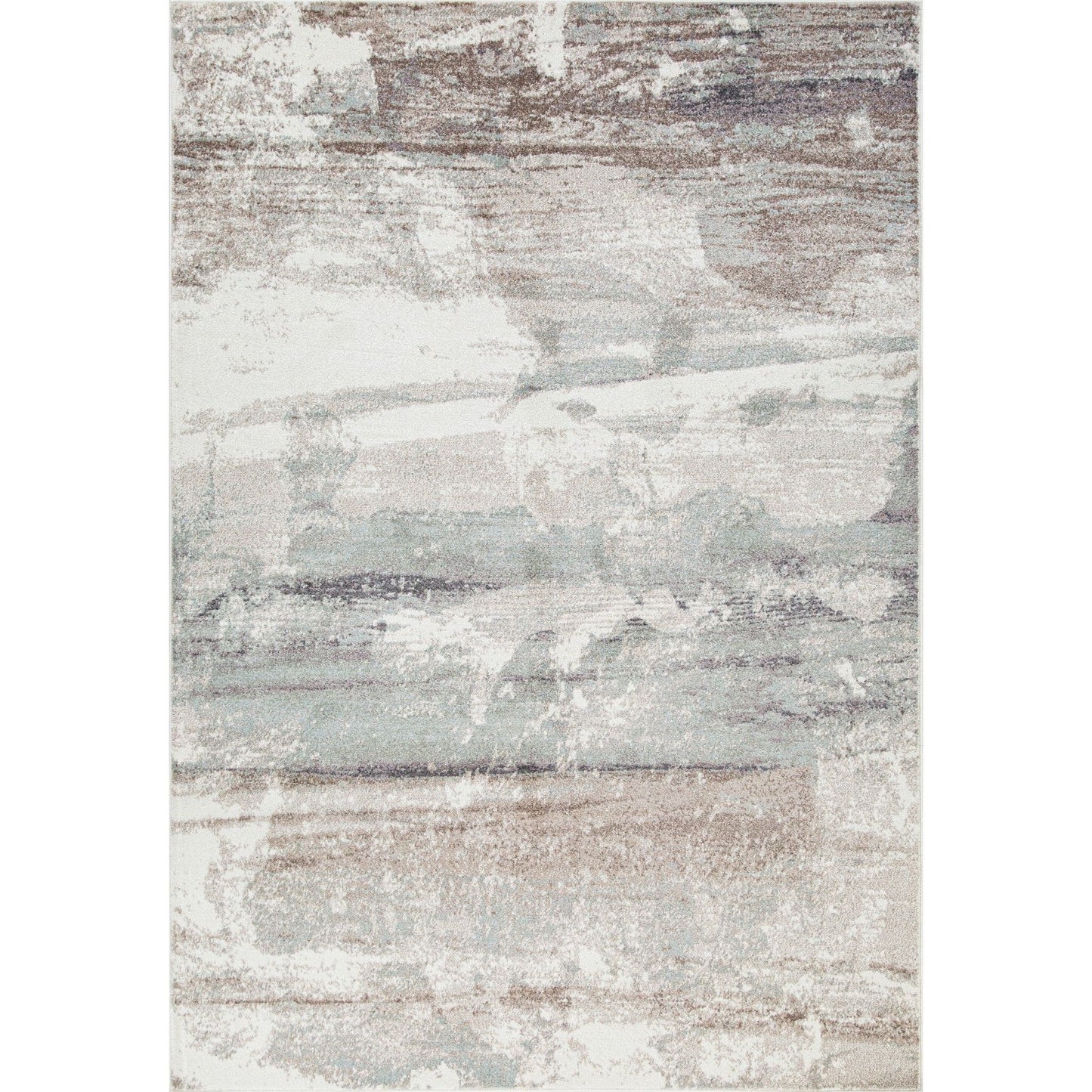 Isaac Area Rug - White/beige