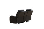 Oakwood Leather Power Recliner Love Seat