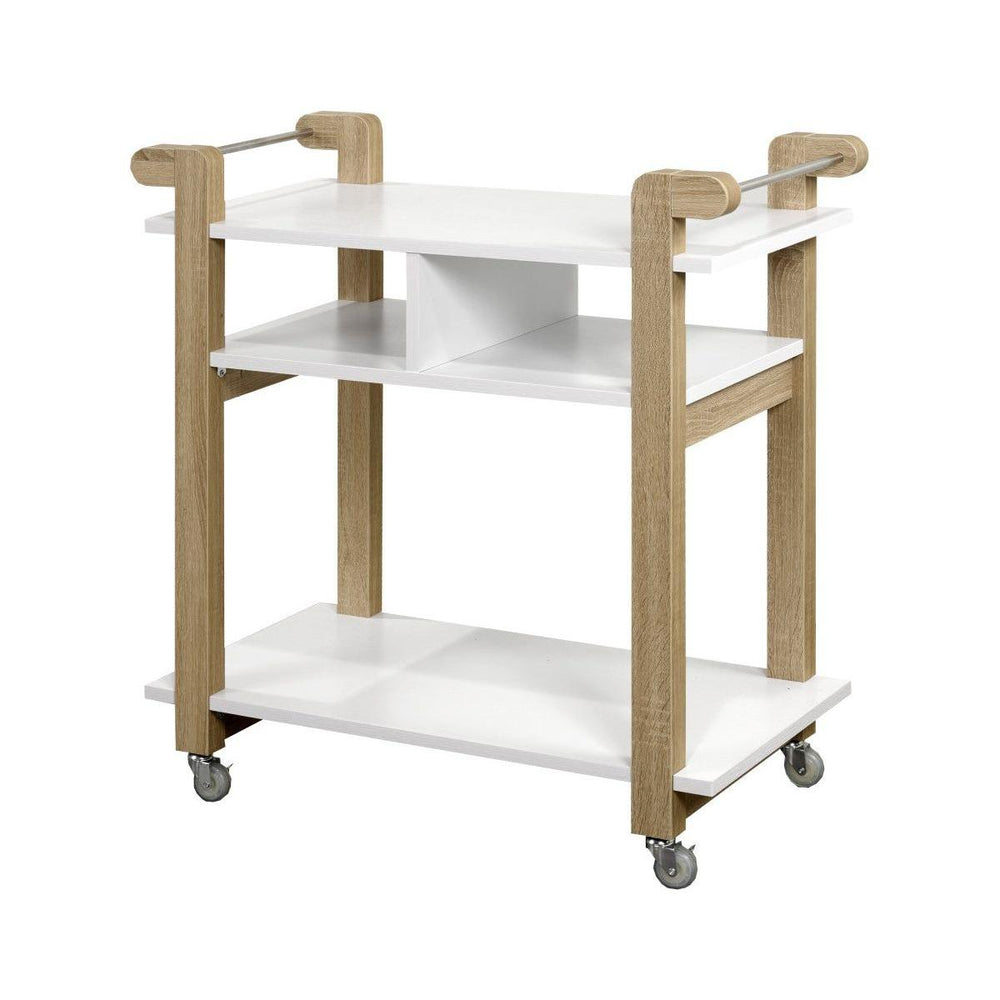 Carie Kitchen Cart - White