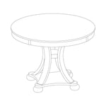 Leonidas Dining Table - White