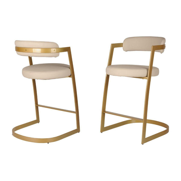 Thiago Counter Stool - Gold