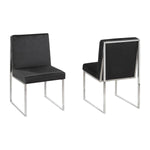 Bruno Dining Chair - Black (Set of 2)