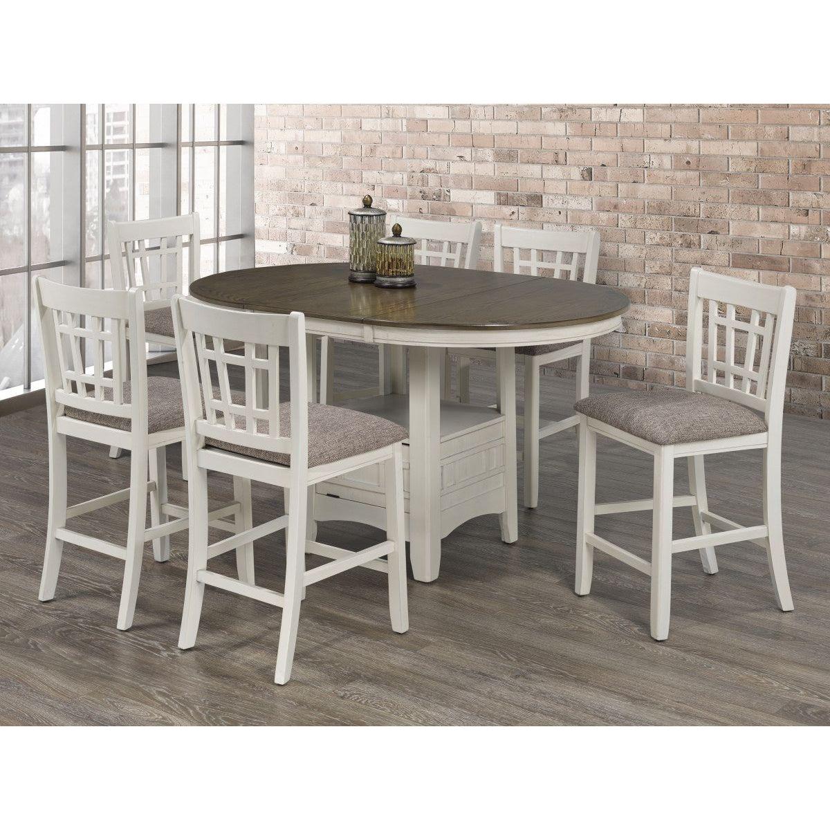 Serena Counter Set - White/oak