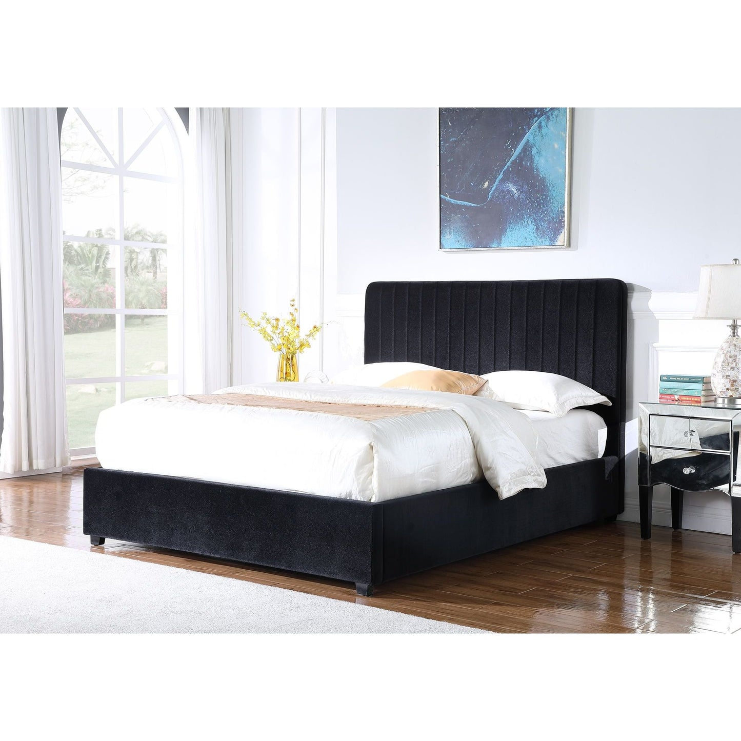 AJ Queen Storage Bed - Black