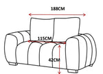 Zara Love Seat Sectional Sofa