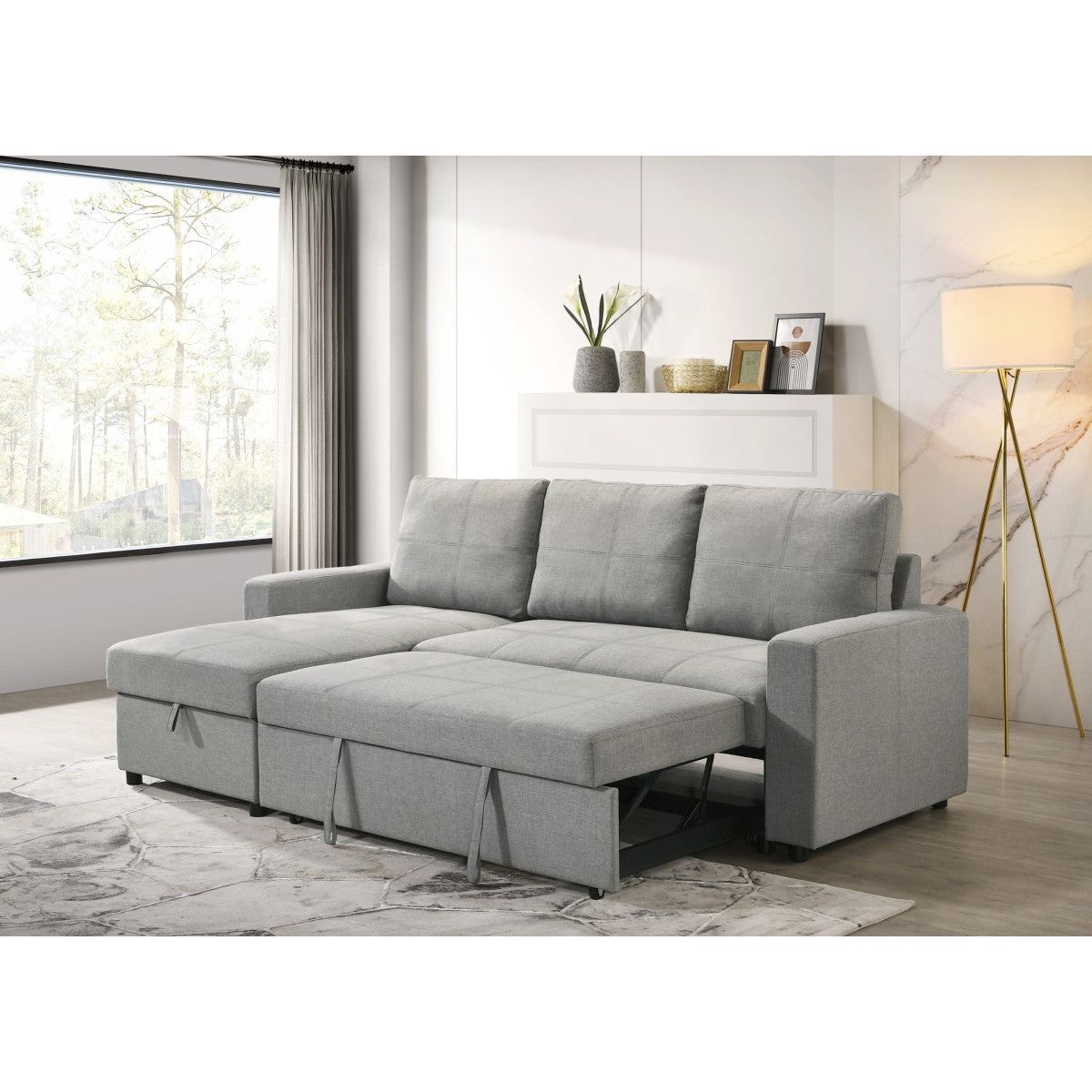 Benji LHF/RHF Reversible Sleeper Sectional