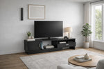Matteo Expandable TV Stand - Dark Cherry