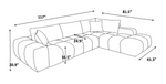 Vince RHF Sectional - Mustard