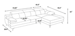 Lumo Sectional - Burnt Orange