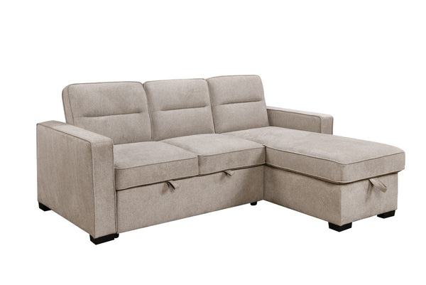 Kora Sectional Sleeper - Taupe