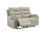 Hudson Recliner Loveseat - Beige