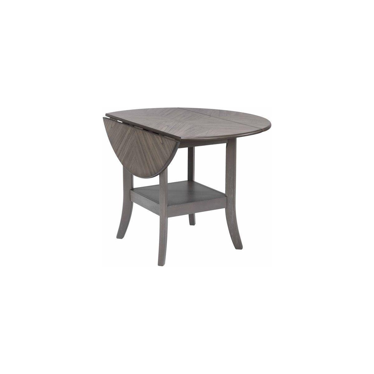 Lia Drop Leaf Dining Table - Oak/Grey