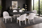 Rowan 7-Piece Dining Set - Black/Beige