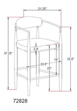Anya Counter Stools - Grey