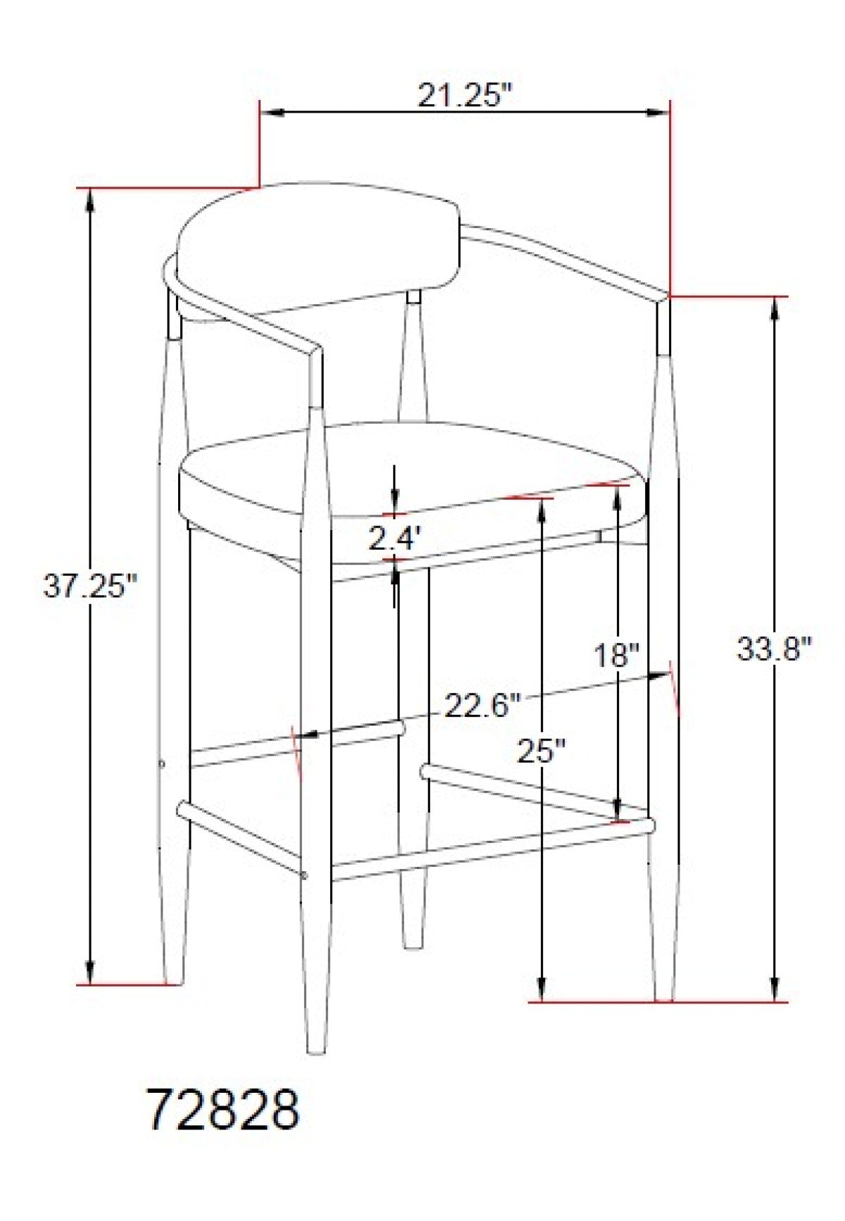 Anya Counter Stools, Set of 2